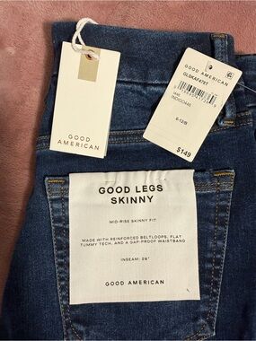 Good American Good Legs Skinny Jeans - Indigo
